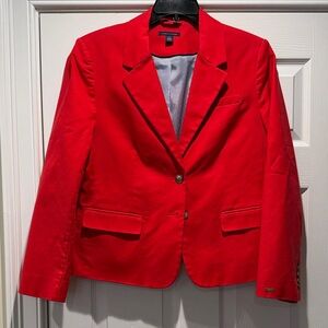 Tommy Hilfiger Red Blazer